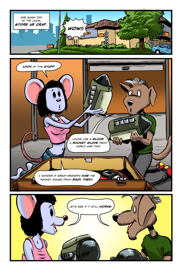 Rocket Mouse:  Page 1
